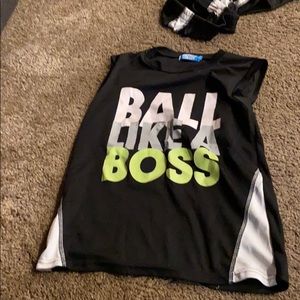 Ball like a boss tang top